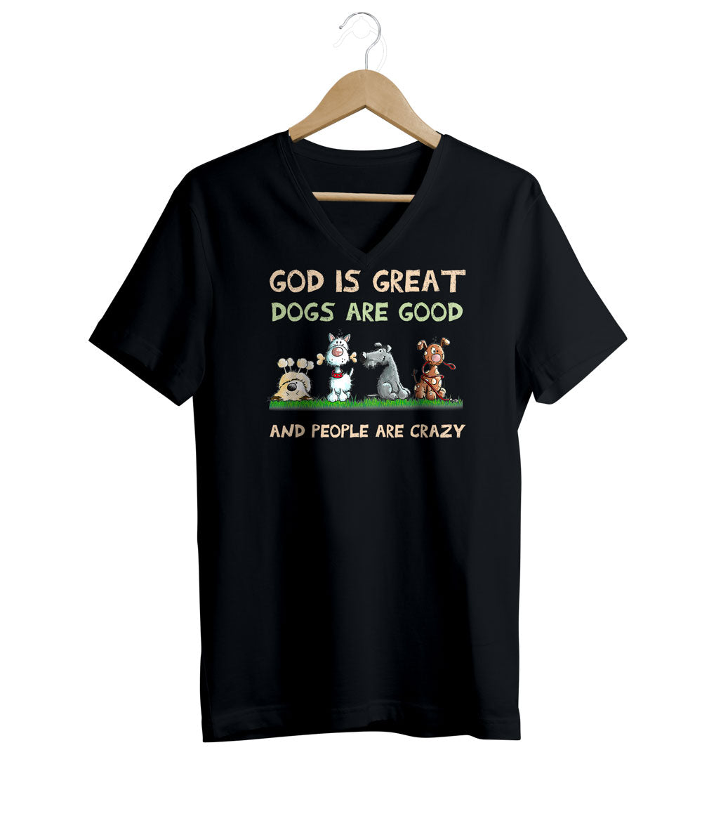 Dogs Are Good V-Neck