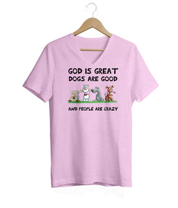Dogs Are Good V-Neck