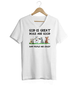 Dogs Are Good V-Neck